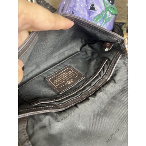 Coach Crosstown Chain Shoulder Bag Leather Pink Women Crossbody Purse Bag - Picture 13 of 15